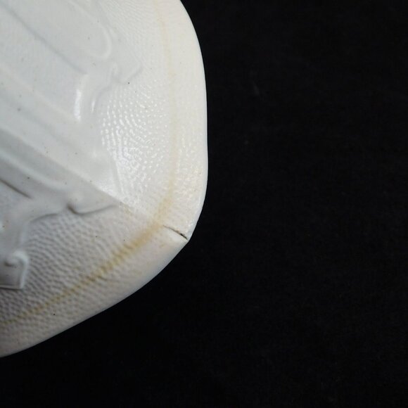 William Brownfield Donatello White Salt Glazed Pottery Embossed 7" Pitcher FLAW - Picture 6 of 12